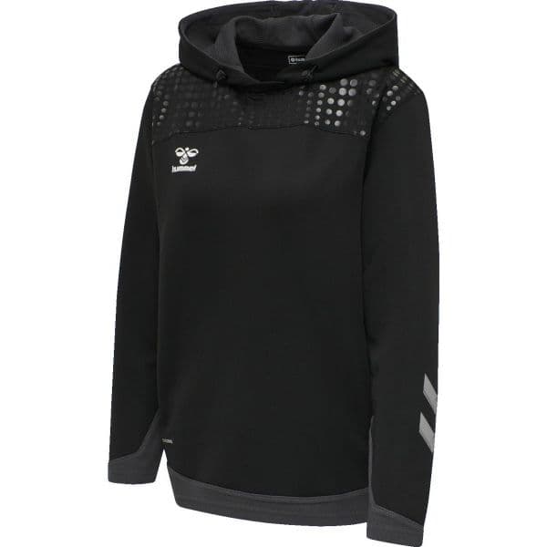 Hummel Sweatshirt com Capuz Lead Poly Hoodie 211857-2001 S Preto