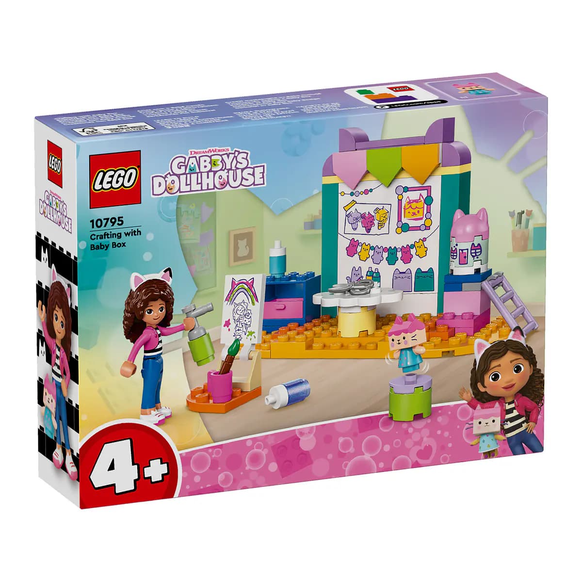 LEGO Gabby's Dollhouse Artes com o Bebé Cartão - 10795