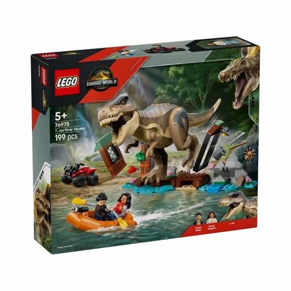LEGO Jurassic World Fuga Pelo Rio do T. Rex - 76975