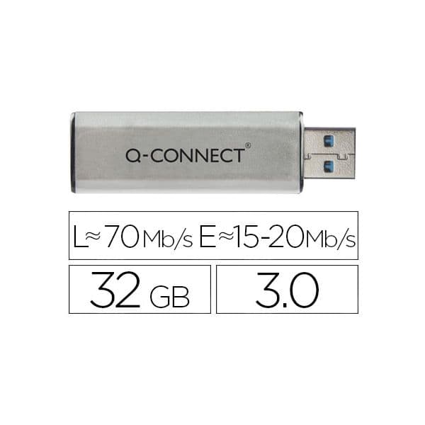 Q-CONNECT Pen Drive Usb Flash 32GB USB 3.0 - OFF075566CE