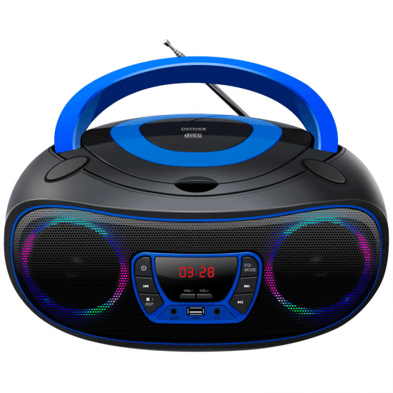 Denver Rádio CD MP3 TCL-212 Bluetooth LED / LCD Blue