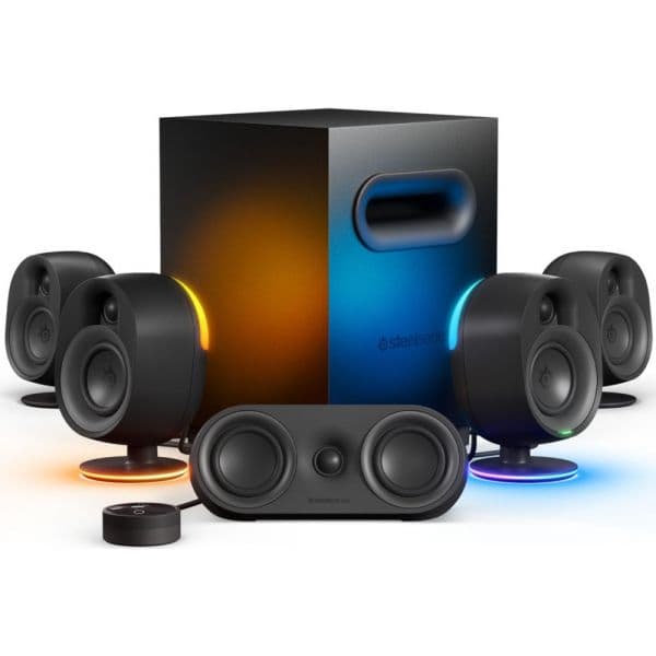 SteelSeries Arena 9 RGB 5.1 Preta