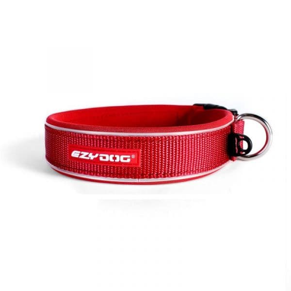 EzyDog Coleira Neo Classic Vermelho L