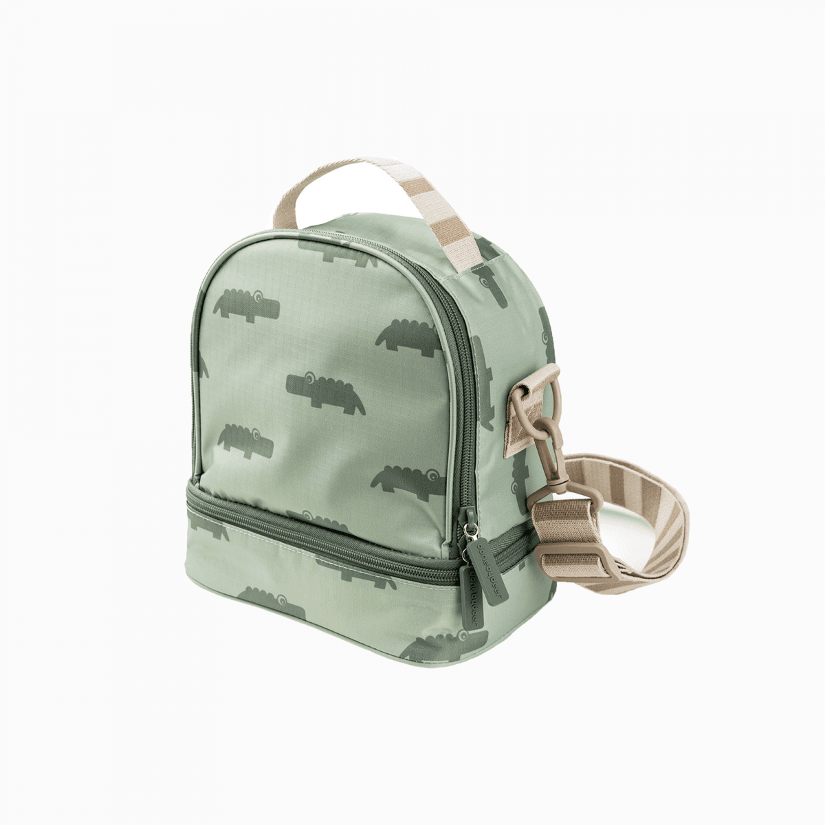 Done By Deer Lancheira Térmica Infantil Croco Green