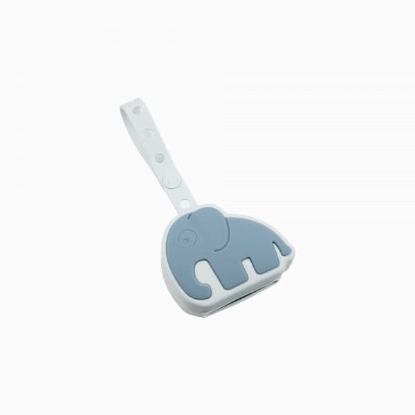 Done by Deer Porta Chupetas em Silicone Elphee Blue