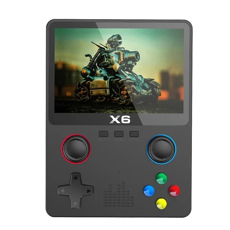 Consola de jogos Portátil modelo X6 em Preto