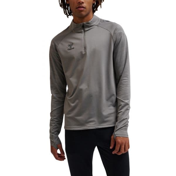 Hummel Sweatshirt Hmlpro Training Half Zip 223808-2350 S Cinzento