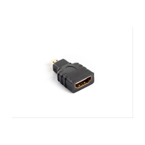 Lanberg Adaptador Micro HDMI Macho para HDMI Fêmea AD-0015-BK Preto