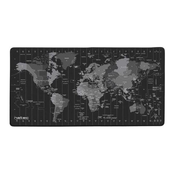 Natec Tapete de Rato Time Zone NPO-1119 Black - ARBNATPOD0008