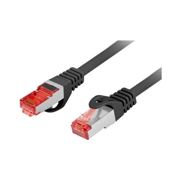 Lanberg Cabo de Rede RJ45 Ftp CAT6 Preto (2 Mts) - PCF6-10CU-0200-BK