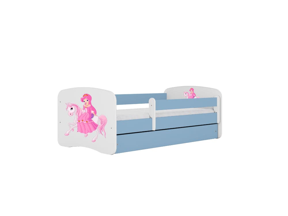 Cama 180 x 80 cm Kocot Kids BabyDreams Princess on Horse Blue