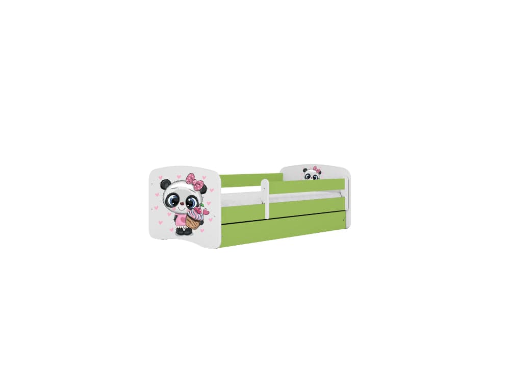 Cama 180 x 80 cm Kocot Kids BabyDreams Panda Green