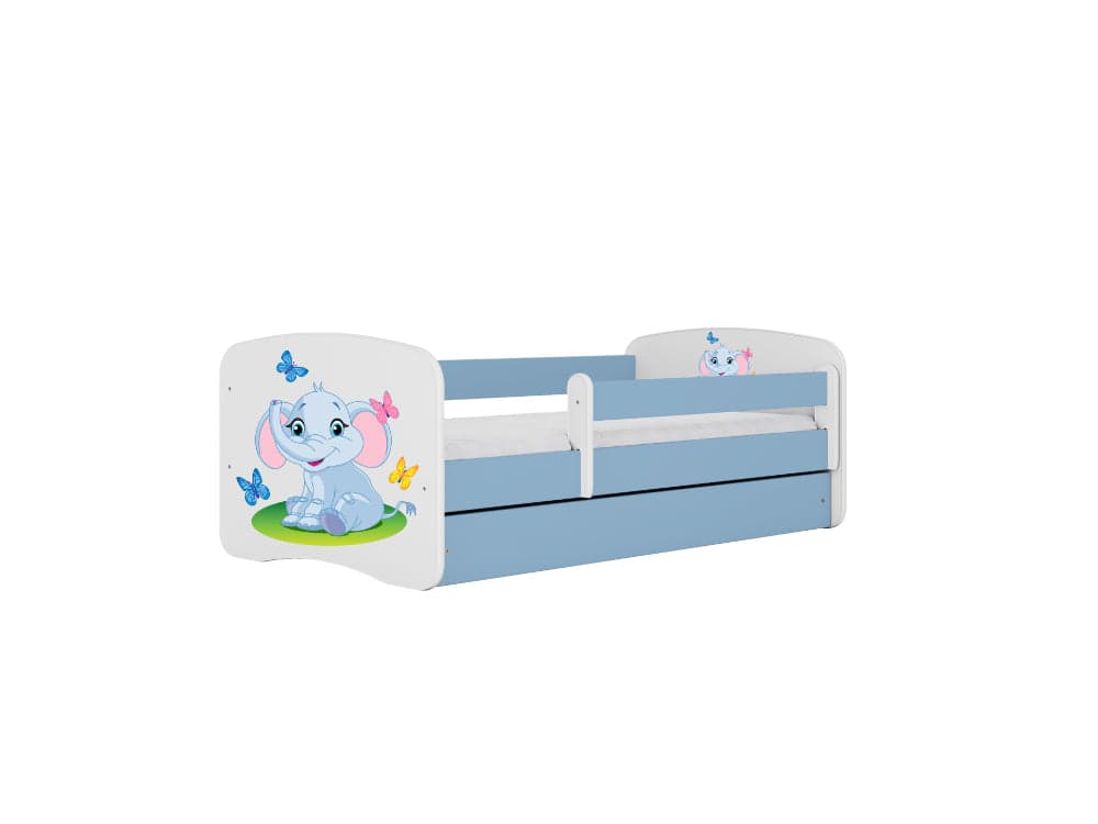 Cama 160 x 80 cm Kocot Kids BabyDreams Baby Elephant Blue