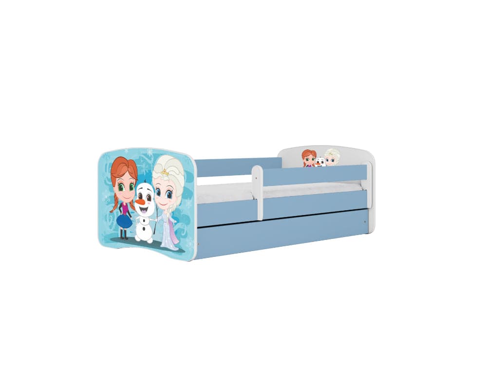 Cama 160 x 80 cm Kocot Kids BabyDreams Frozen Land Blue