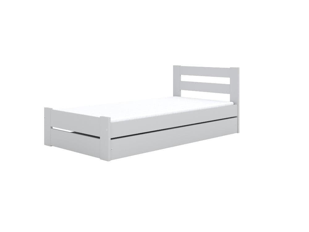 Cama 160 x 80 cm Kocot Kids com colchão Emil White