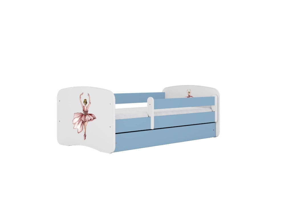 Cama 180 x 80 cm Kocot Kids com colchão BabyDreams Dancer Blue