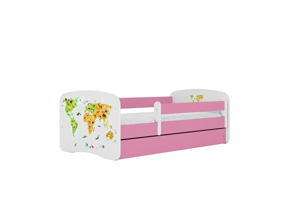Cama 160 x 80 cm Kocot Kids BabyDreams Map Pink