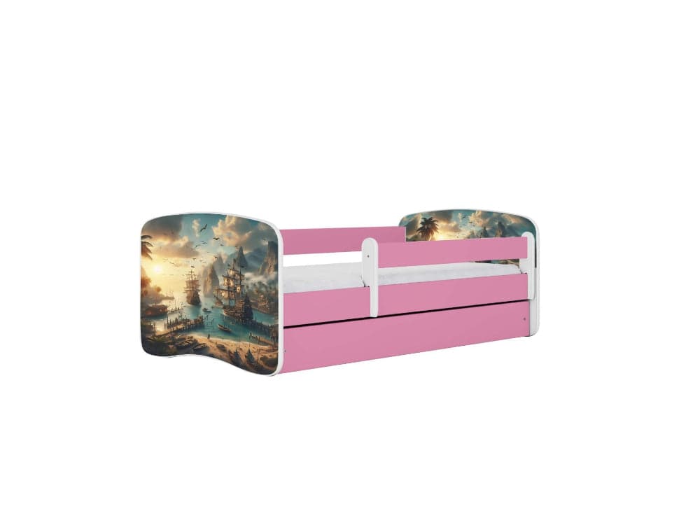 Cama 180 x 80 cm Kocot Kids BabyDreams Ship Pink