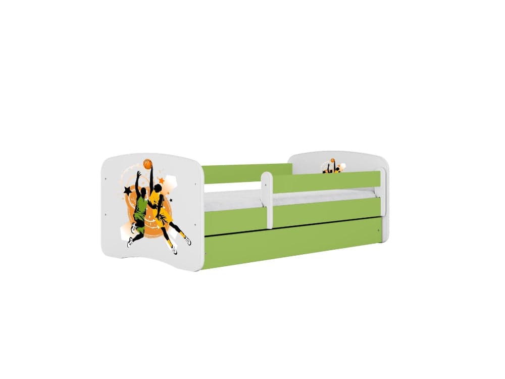 Cama 180 x 80 cm Kocot Kids BabyDreams Basketball Green