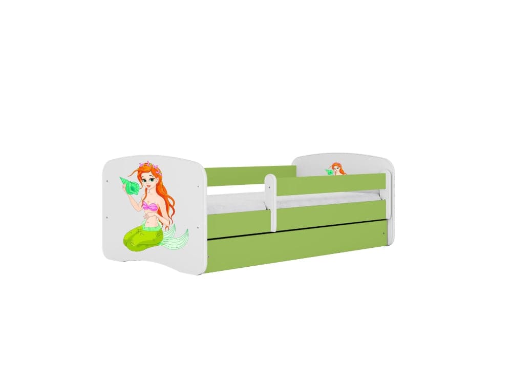 Cama 160 x 80 cm Kocot Kids BabyDreams Mermaid Green