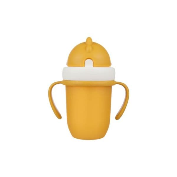 Canpol Babies Copo com palhinha 9+m Amarelo 210 ml