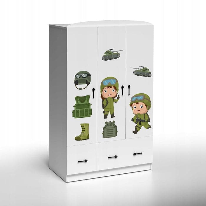 Roupeiro Plastiko Triple Army