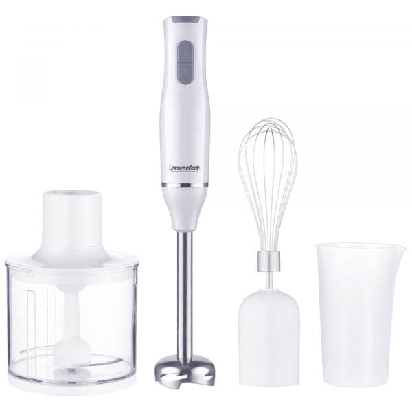 Mesko Varinha Mágica Multifunções, Picador 0,5L Acessório para Bater, 2 Velocidades Branco 800W - MS4629