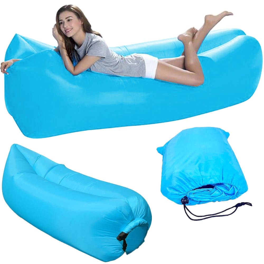 SOFÁ INSUFLÁVEL XXL AZUL CLARO