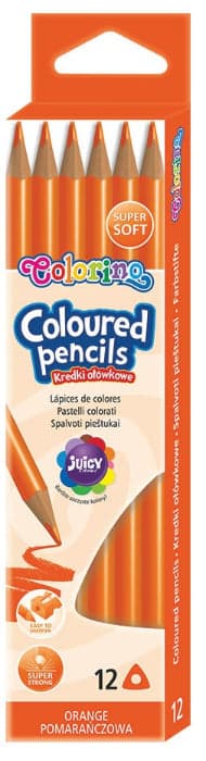 Colorino Lápis de Cor Colorino Laranja 12 un. - PRT86525