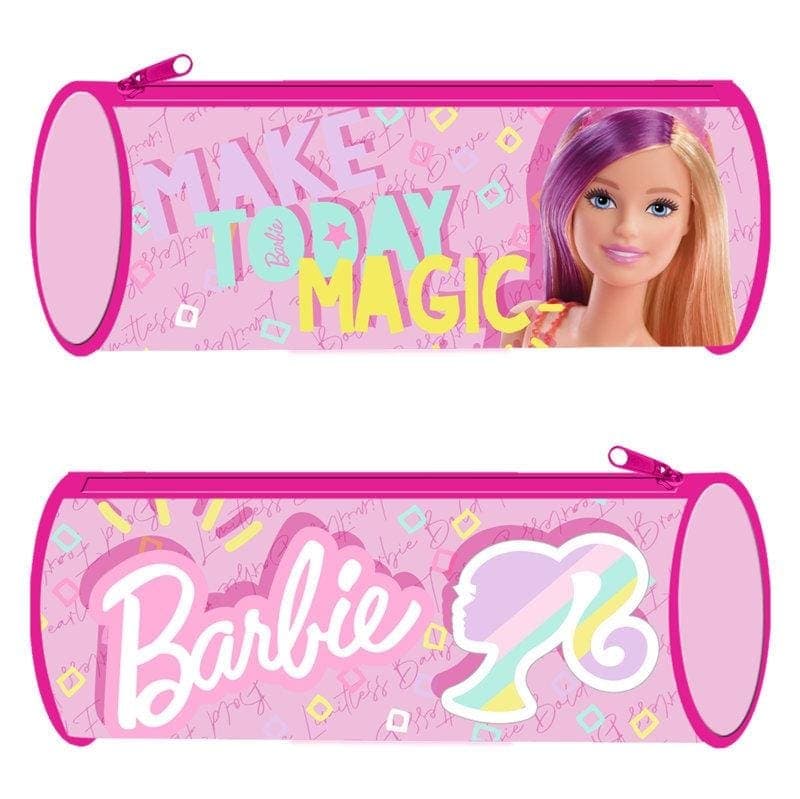 Estojo Redondo Barbie 2+