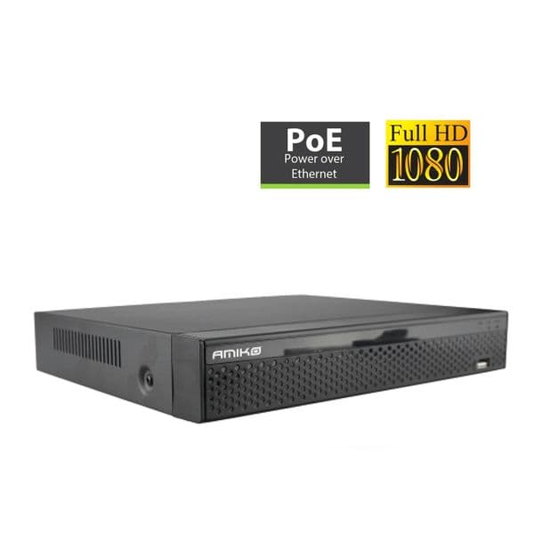 Amiko Gravador de Vídeo de Rede 8+32 Canais XVR 8A/32IP Full HD