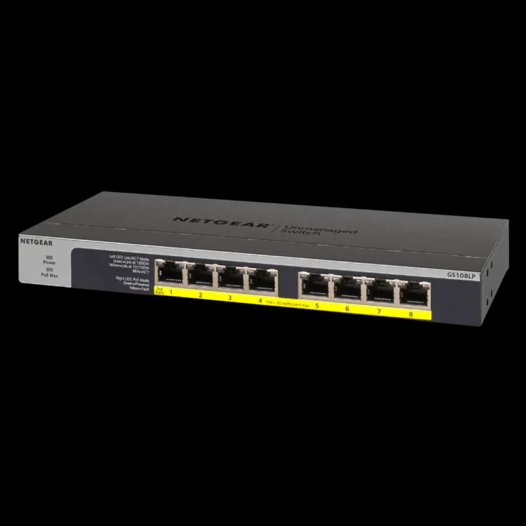 8PT POE/POE+ GIGABIT UNMANAGED SWCH