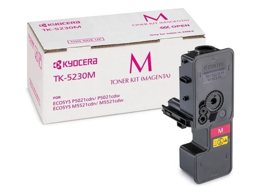 Kyocera TK5230 Magenta Cartucho de Toner Original – 1T02R9BNL0/TK5230M