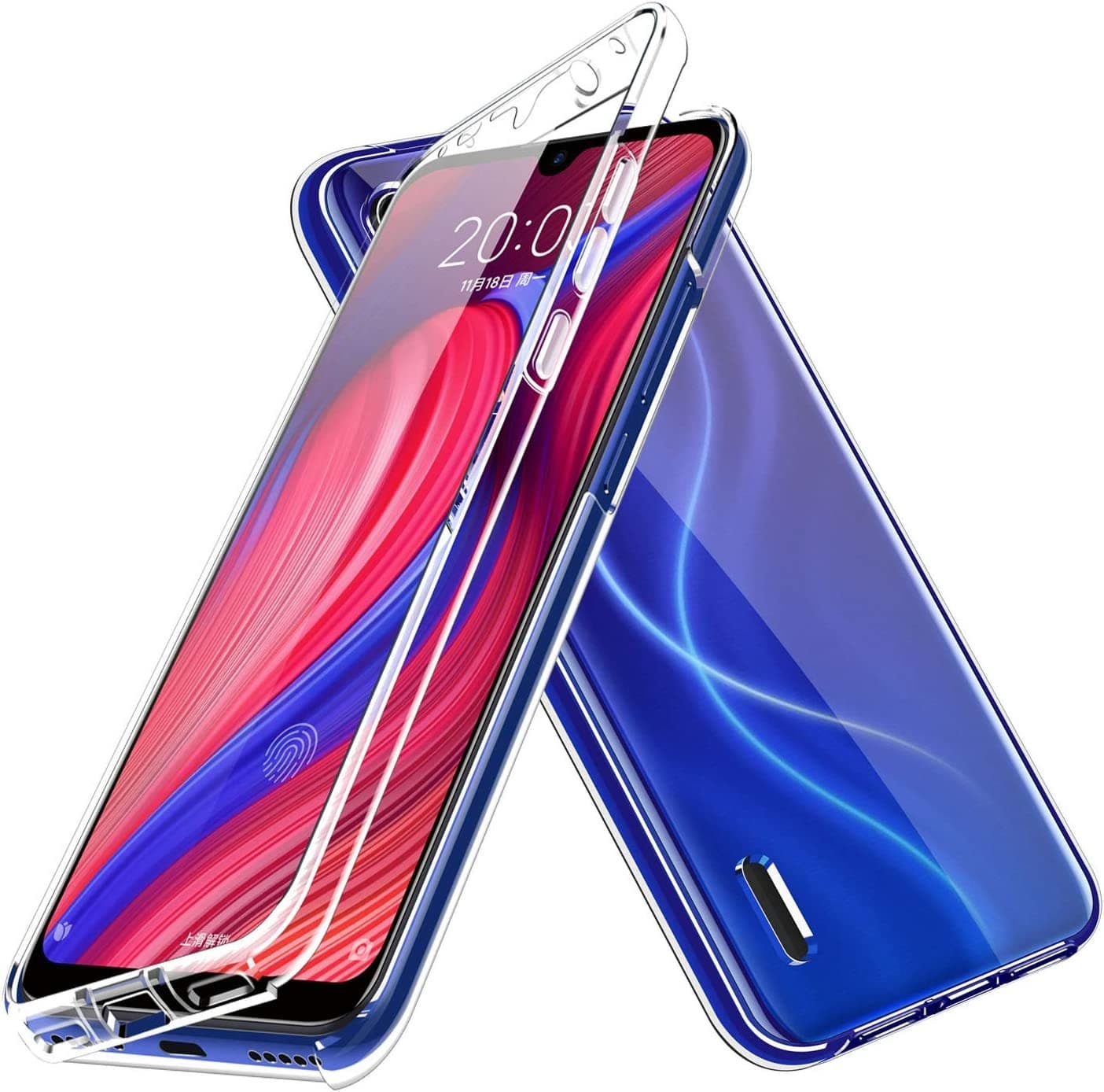 Capa Dupla 360 Transparente Samsung S21 Plus