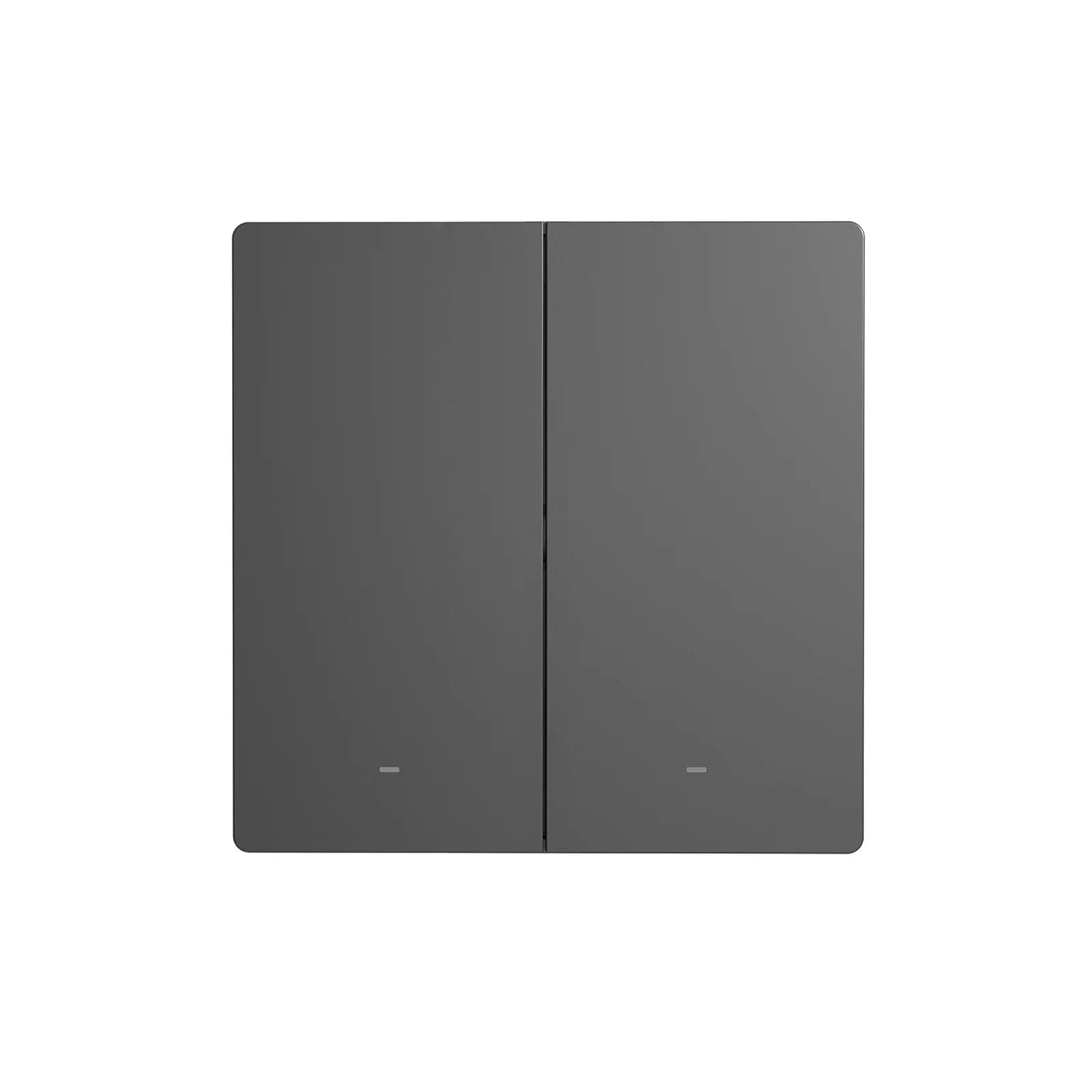 Sonoff M5 Smart Switch Pressure 2 Channels 80mm Gray WiFi - Sonoff M5-2C-80 