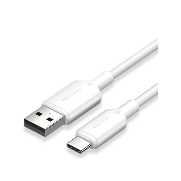 Vention Cabo USB 2.0 Tipo-C Macho para USB Macho 60W 480Mbps 1m Branco
