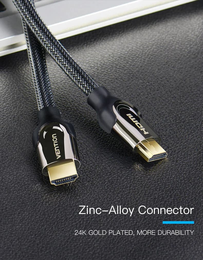 Cabo Vention HDMI Macho 2.0 Revestido em Cotton (5m)