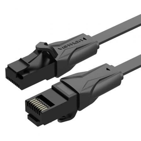 CABO DE REDE RJ45 UTP VENTION IBABI CAT.6 3M PRETO