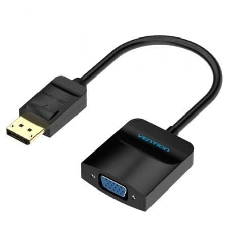 Vention HBFBB Conversor DisplayPort Macho para VGA Fêmea 15cm Preto