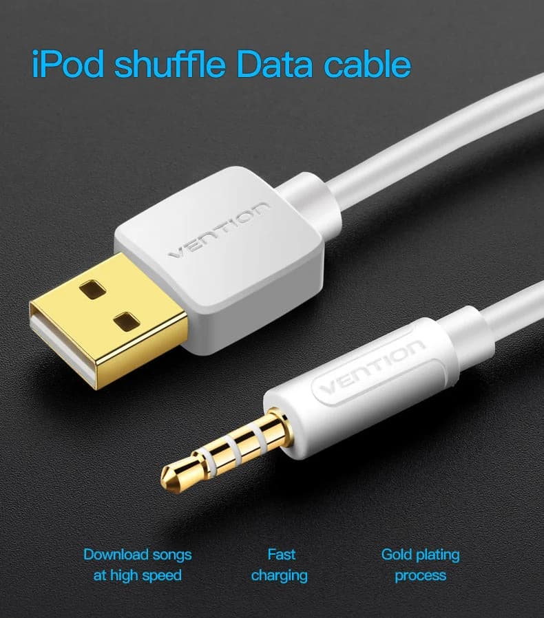 Cabo Vention Jack 3,5mm para USB Macho (25cm)