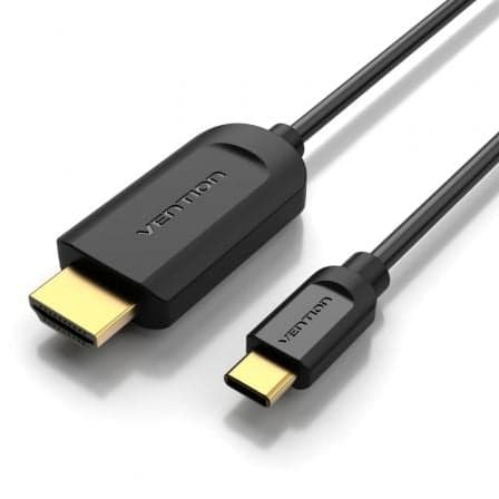 Vention HDMI 1.4 4K USB Tipo-C Cabo Conversor HDMI Macho 1,5 m Preto
