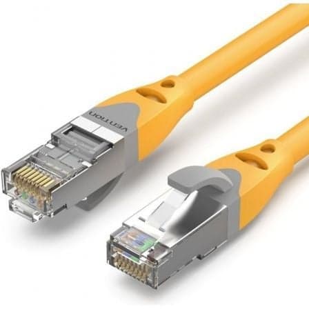 CABO DE REDE RJ45 SFTP VENTION IBHYJ CAT.6A 5M AMARELO