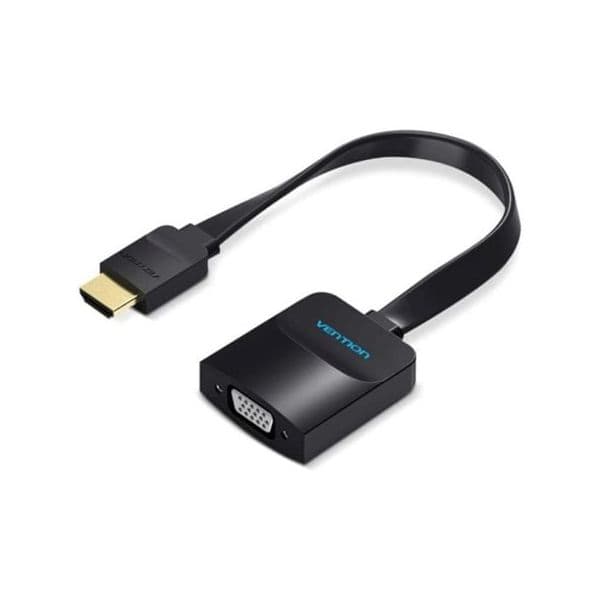 Vention Cabo Conversor HDMI Macho para VGA Fêmea com Jack 3.5 Fêmea 0.15m Preto
