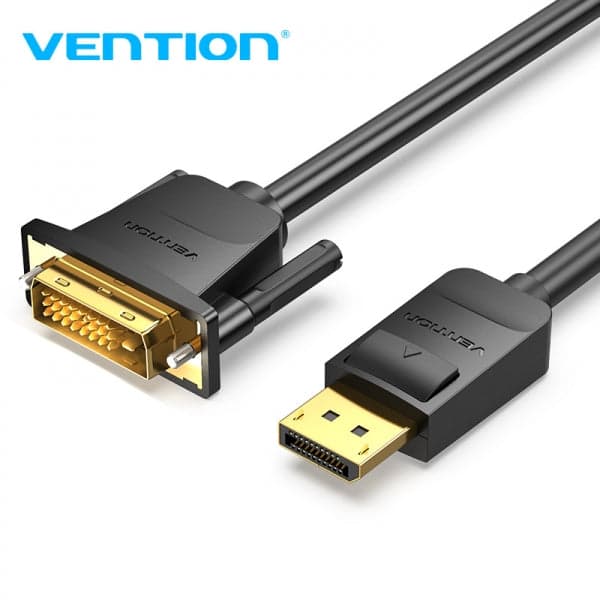 Vention HAFBF Cabo Conversor DisplayPort Macho para DVI Macho 1m Black