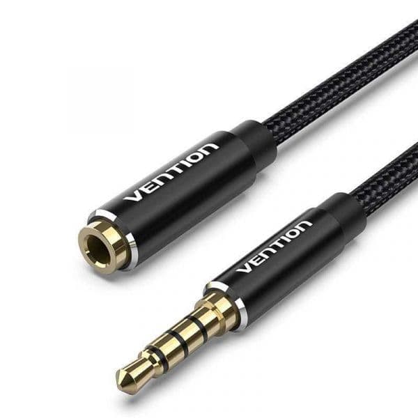 Vention BHCBI Cabo de Áudio 3m 3.5mm Trrs Preto