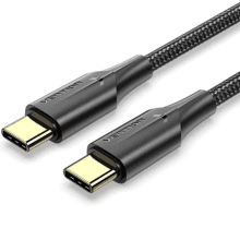 Vention Cabo USB 2.0 Tipo-C 3A TAUBF/ USB Tipo-C Macho 1m Preto