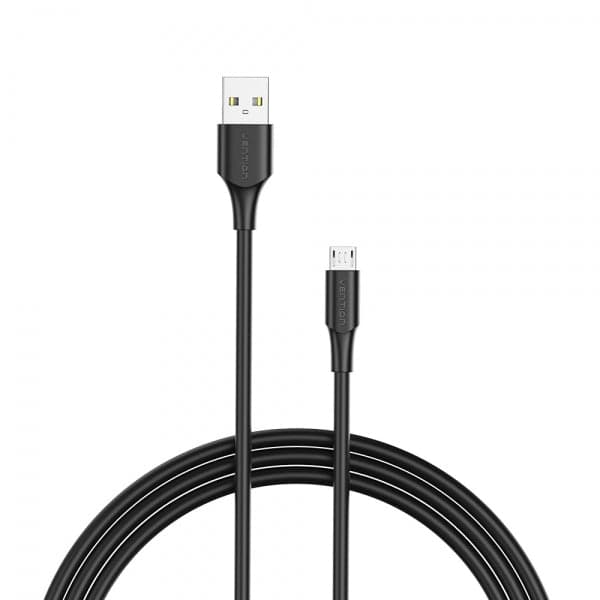 Cabo USB 2.0 Vention / Preto / CTIBF / 1m / Até 60W / 480Mbps