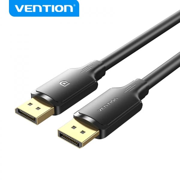 Cabo DisplayPort Macho para DisplayPort Macho / Vention HAKBH / 4K / 2m / Preto