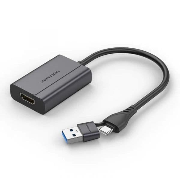 Vention Adaptador USB-C/USB para HDMI ACYHB Cinzento