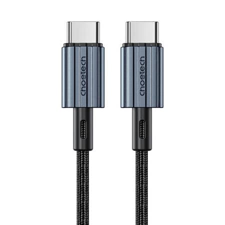 CABO USB-C PARA USB-C CHOETECH XCC-1014, PD 60W 1,2 M (PRETO)